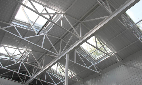 Buy hangars with vertical walls, arched, tent, polygonal type