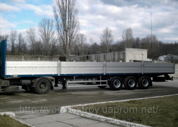 ВАРЗ — НПМ-2513.01 3-осный бортовой полуприцеп грузоподъемностью 27 000 кг.