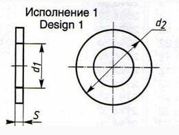 Шайба плоская