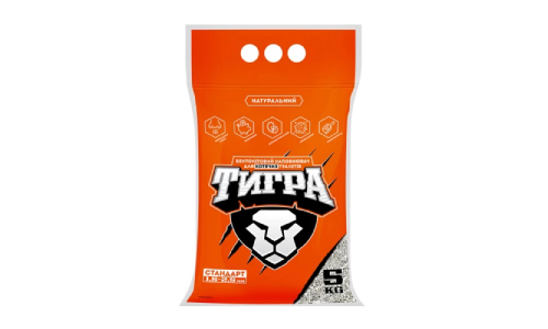 Бентонитовый наполнитель Тигра для кошачьих лотков