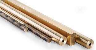 Bronze rolled products in assortment