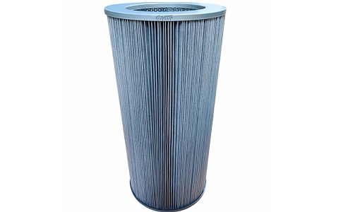 Replaceable cylindrical filter cartridges