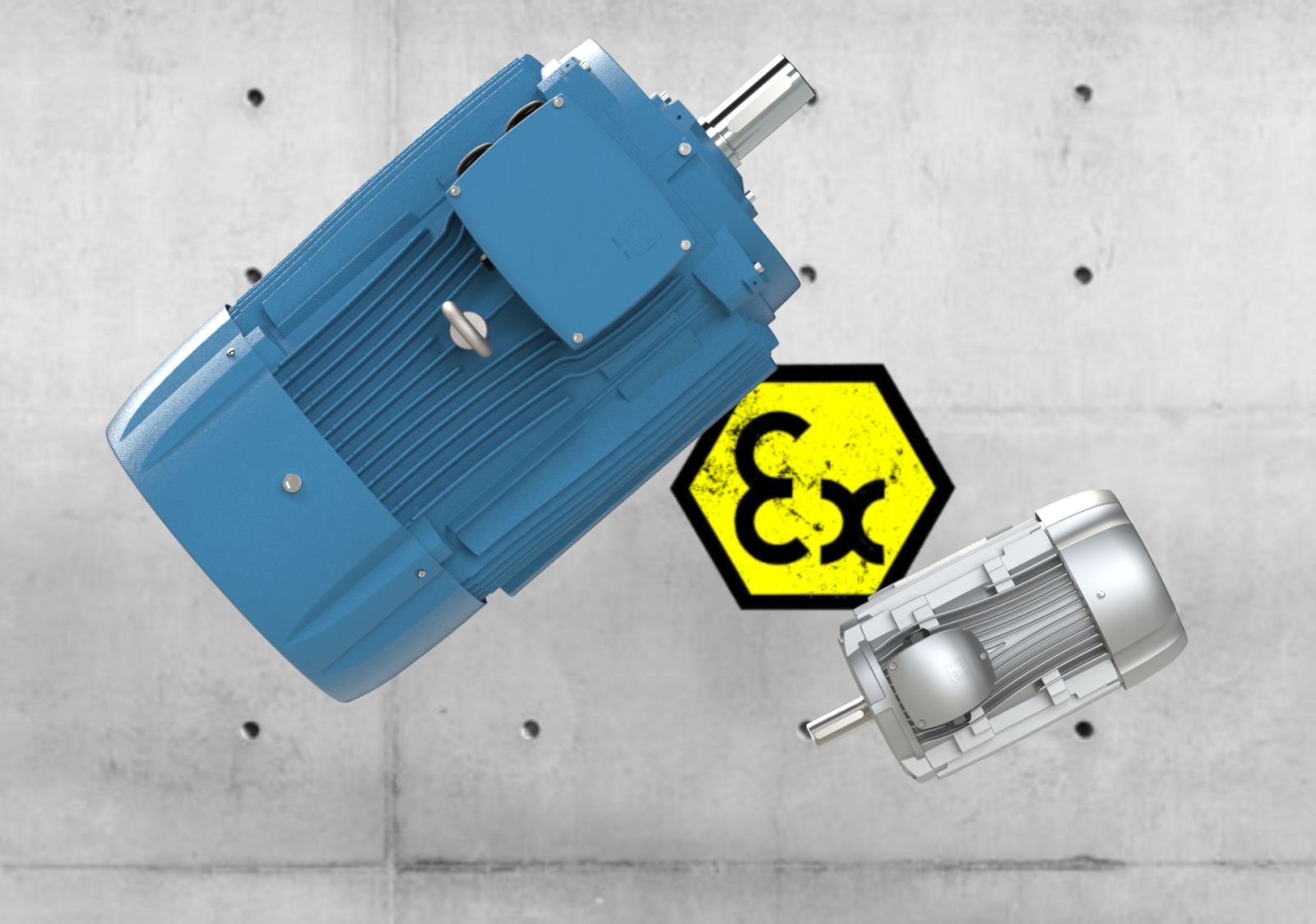 ATEX explosion-proof electric motors, manufacturer MOTIVE