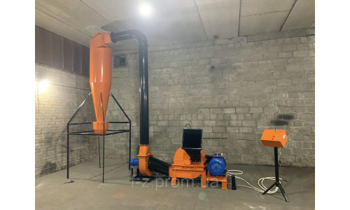 DK-30 wood chipper, 2-in-1 wood crusher