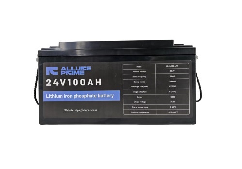 Аккумулятор ALLURE PRIME LiFePO4 CD-24100-LFP 25.6V Аккумулятор ALLURE PRIME LiFePO4 CD-24100-LFP 25.6V