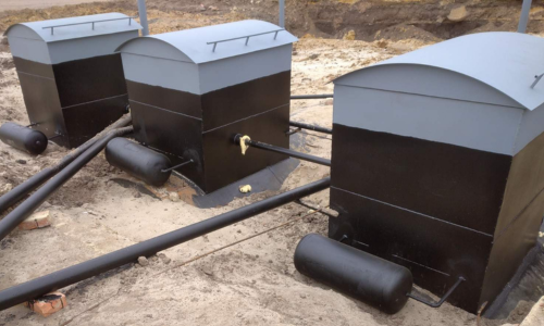 Construction of oil storage facilities