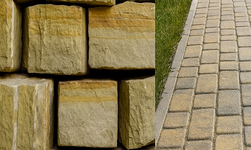Buy sandstone block from the manufacturer – Yampil Quarry