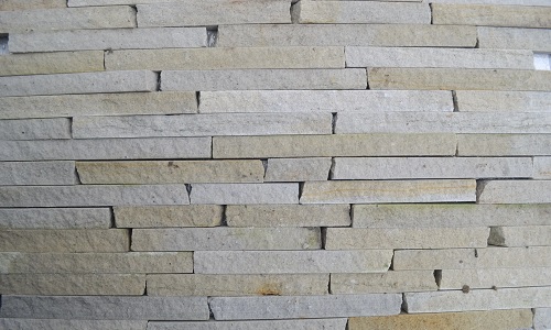 Natural stone tiles for cladding