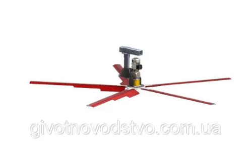 Hanging horizontal fan diameter 5 m