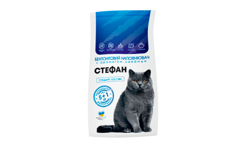 Наполнитель для кошек Стефан бентонитовый, Стандарт